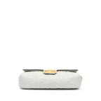 Fendi Zucca Embossed Leather Baguette Satchel (SHG-sozXYL)