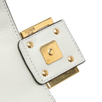 Fendi Zucca Embossed Leather Baguette Satchel (SHG-sozXYL)