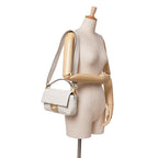 Fendi Zucca Embossed Leather Baguette Satchel (SHG-sozXYL)