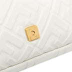 Fendi Zucca Embossed Leather Baguette Satchel (SHG-ex1bOT)