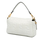 Fendi Zucca Embossed Leather Baguette Satchel (SHG-ex1bOT)