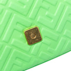 Fendi Zucca Embossed Leather Chain Midi Baguette (SHG-dpPjua)
