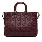 Fendi Zucca Embossed Leather Satchel (SHG-Th9GBp)