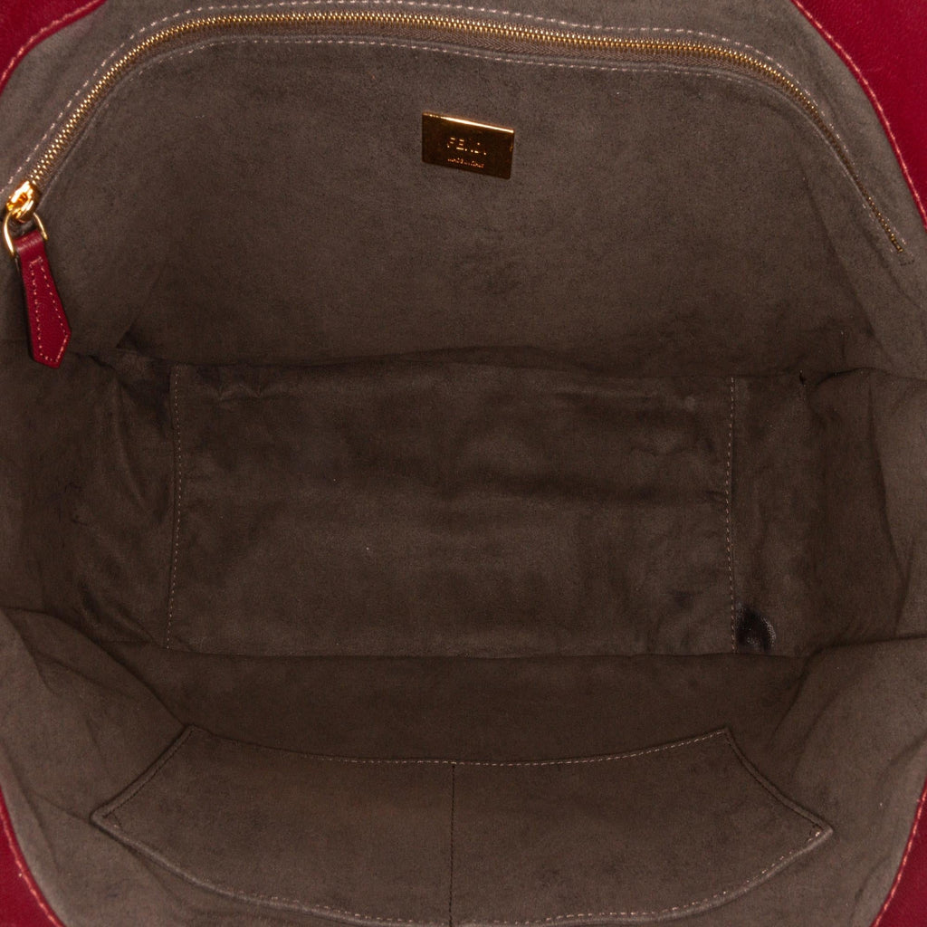 Fendi Zucca Embossed Leather Satchel (SHG-Th9GBp)