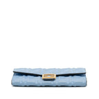 Fendi Zucca Embossed Leather Wallet on Chain (SHG-KieunS)