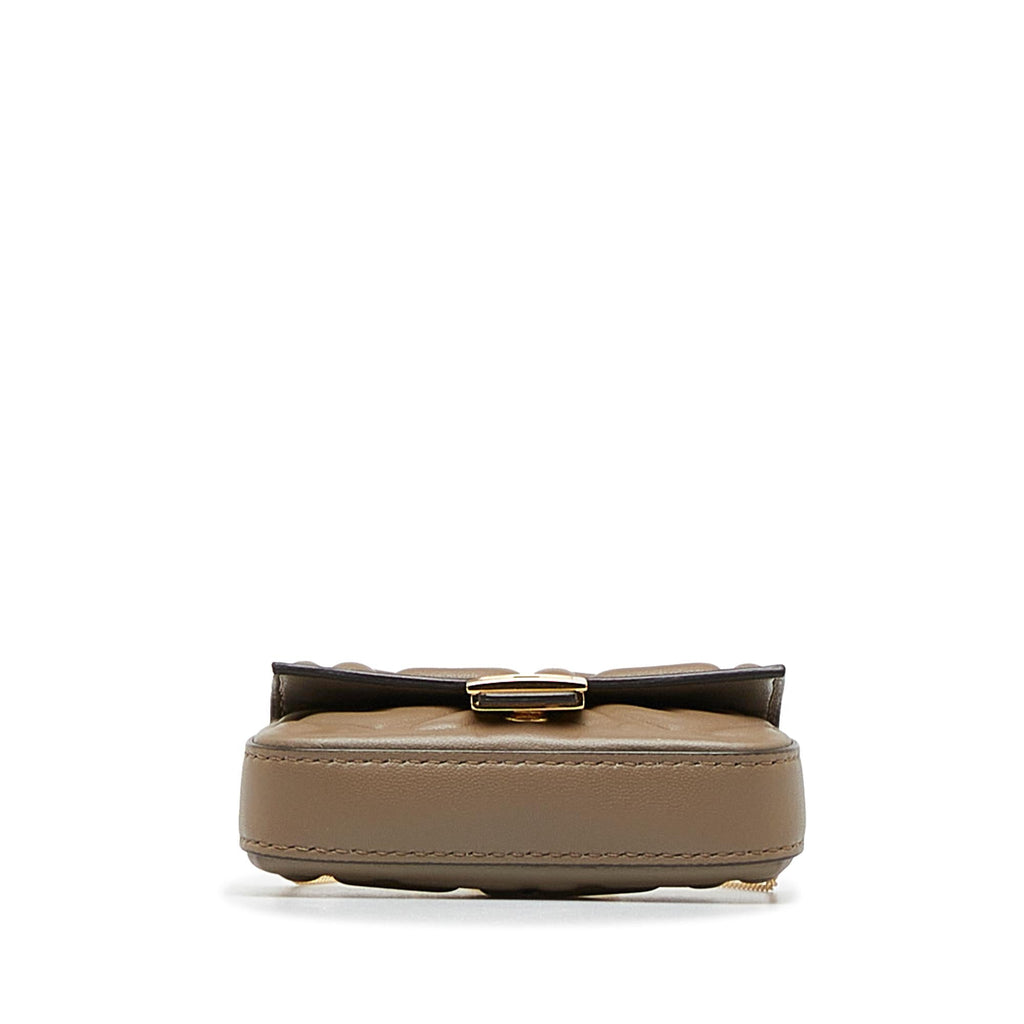 Fendi Zucca Embossed Nano Baguette Charm (SHG-5xIQXU)