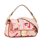 Fendi Zucca Embroidered Baguette Satchel (SHG-PGUpqD)
