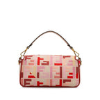 Fendi Zucca Embroidered Baguette Satchel (SHG-WloGCz)