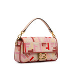Fendi Zucca Embroidered Baguette Satchel (SHG-WloGCz)