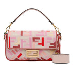 Fendi Zucca Embroidered Baguette Satchel (SHG-LaJuvA)