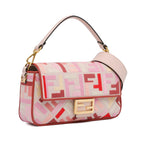 Fendi Zucca Embroidered Baguette Satchel (SHG-LaJuvA)