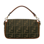 Fendi Zucca Embroidered Baguette Satchel (SHG-DLYg5k)
