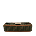Fendi Zucca Embroidered Baguette Satchel (SHG-DLYg5k)