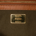 Fendi Zucca Embroidered Baguette Satchel (SHG-DLYg5k)