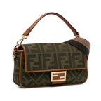 Fendi Zucca Embroidered Baguette Satchel (SHG-DLYg5k)