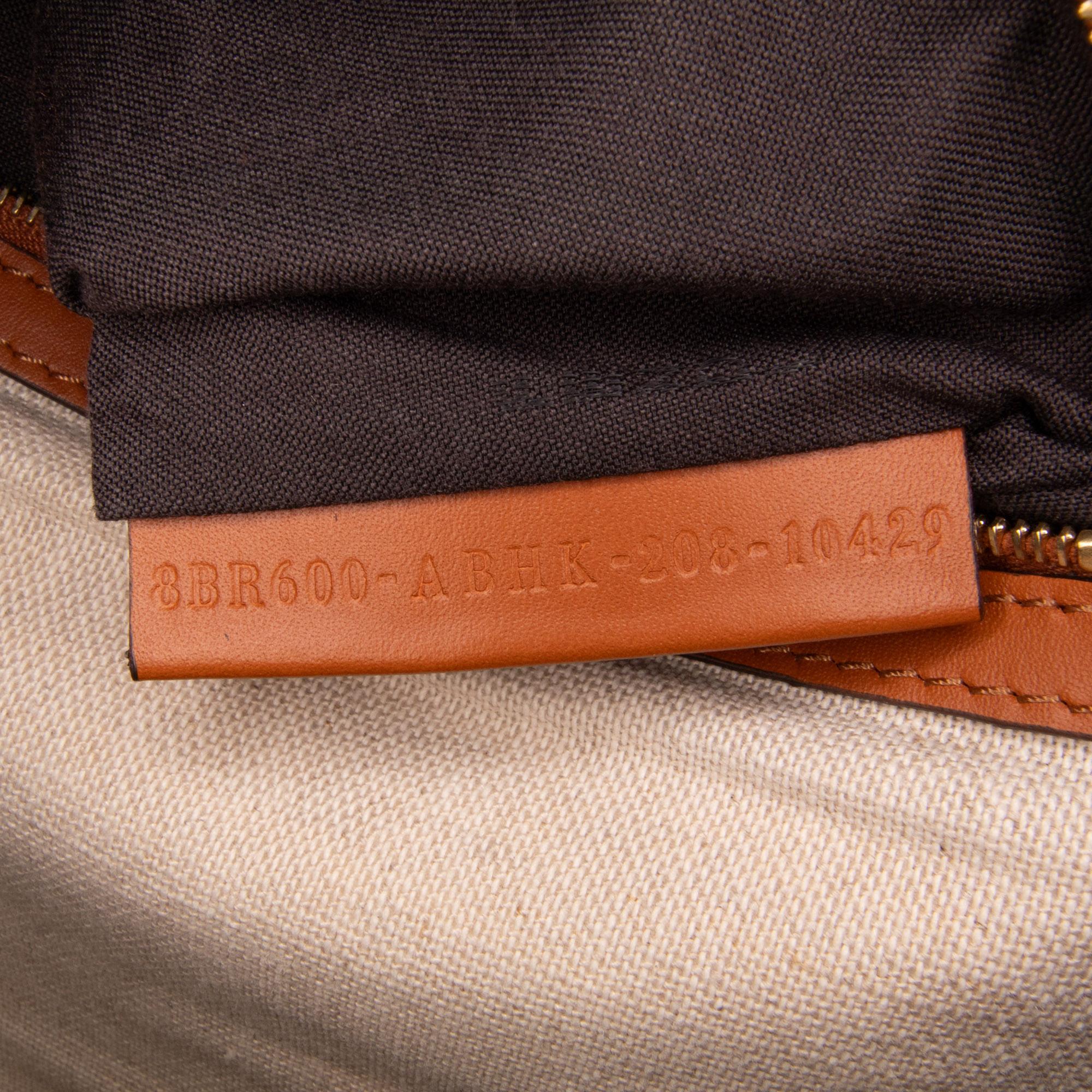 Fendi Zucca Embroidered Canvas Baguette Satchel (SHG-iZ39pU)