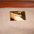 Fendi Zucca Embroidered Canvas Baguette Satchel (SHG-iZ39pU)
