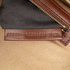 Fendi Zucca Embroidered Canvas Baguette Satchel (SHG-62z4Da)