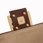 Fendi Zucca Embroidered Canvas Baguette Satchel (SHG-62z4Da)