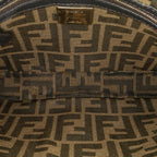 Fendi Zucca Embroidered Canvas Baguette Satchel (SHG-EXLjwd)