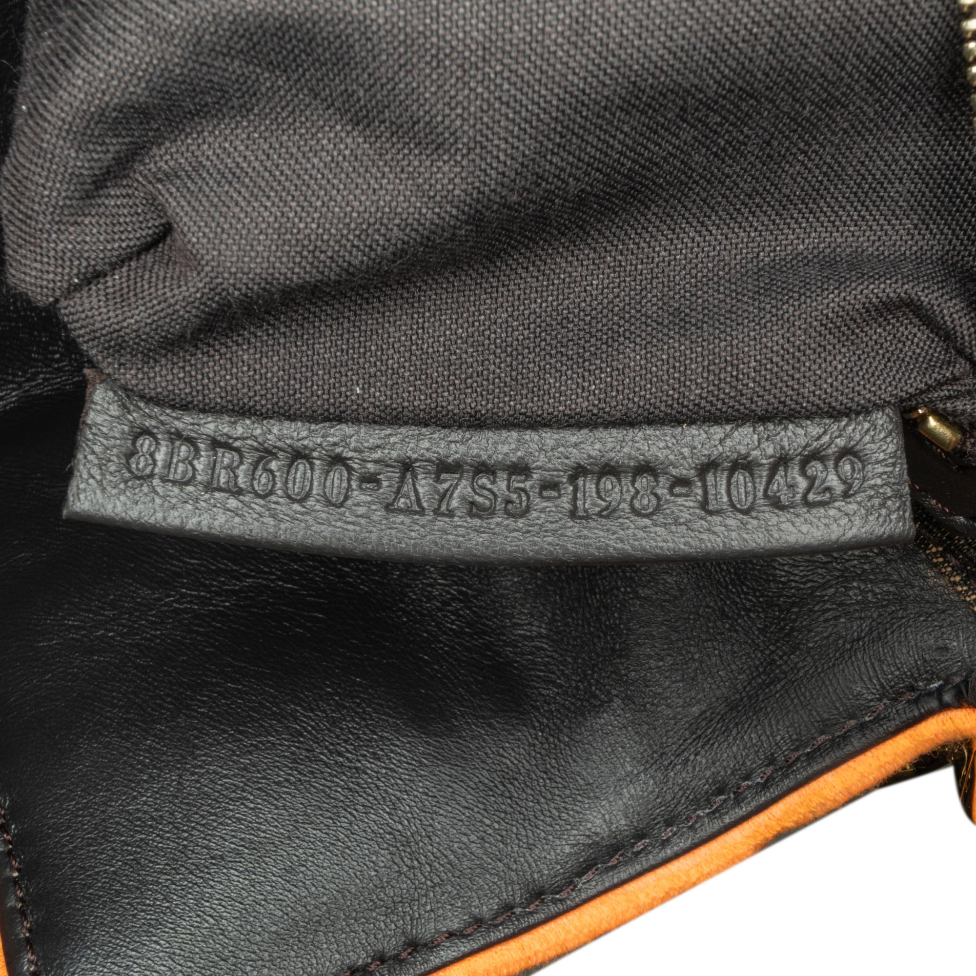 Fendi Zucca Embroidered Canvas Baguette Satchel (SHG-EXLjwd)