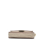 Fendi Zucca Embroidered Canvas Baguette Satchel (SHG-CbXmDx)