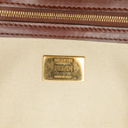 Fendi Zucca Embroidered Canvas Baguette Satchel (SHG-CbXmDx)