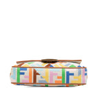 Fendi Zucca Embroidered Canvas Baguette Satchel (SHG-xxhsTe)