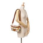Fendi Zucca Embroidered Canvas Baguette Satchel (SHG-xxhsTe)