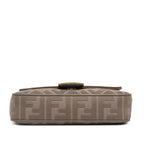 Fendi Zucca Embroidered Canvas Baguette Satchel (SHG-iv4LJh)