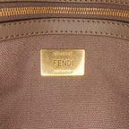Fendi Zucca Embroidered Canvas Baguette Satchel (SHG-iv4LJh)