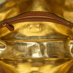 Fendi Zucca Embroidered Denim Baguette Satchel (SHG-U0Rmi7)