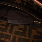 Fendi Zucca Embroidered Karligraphy Baguette (SHG-tbdDOJ)