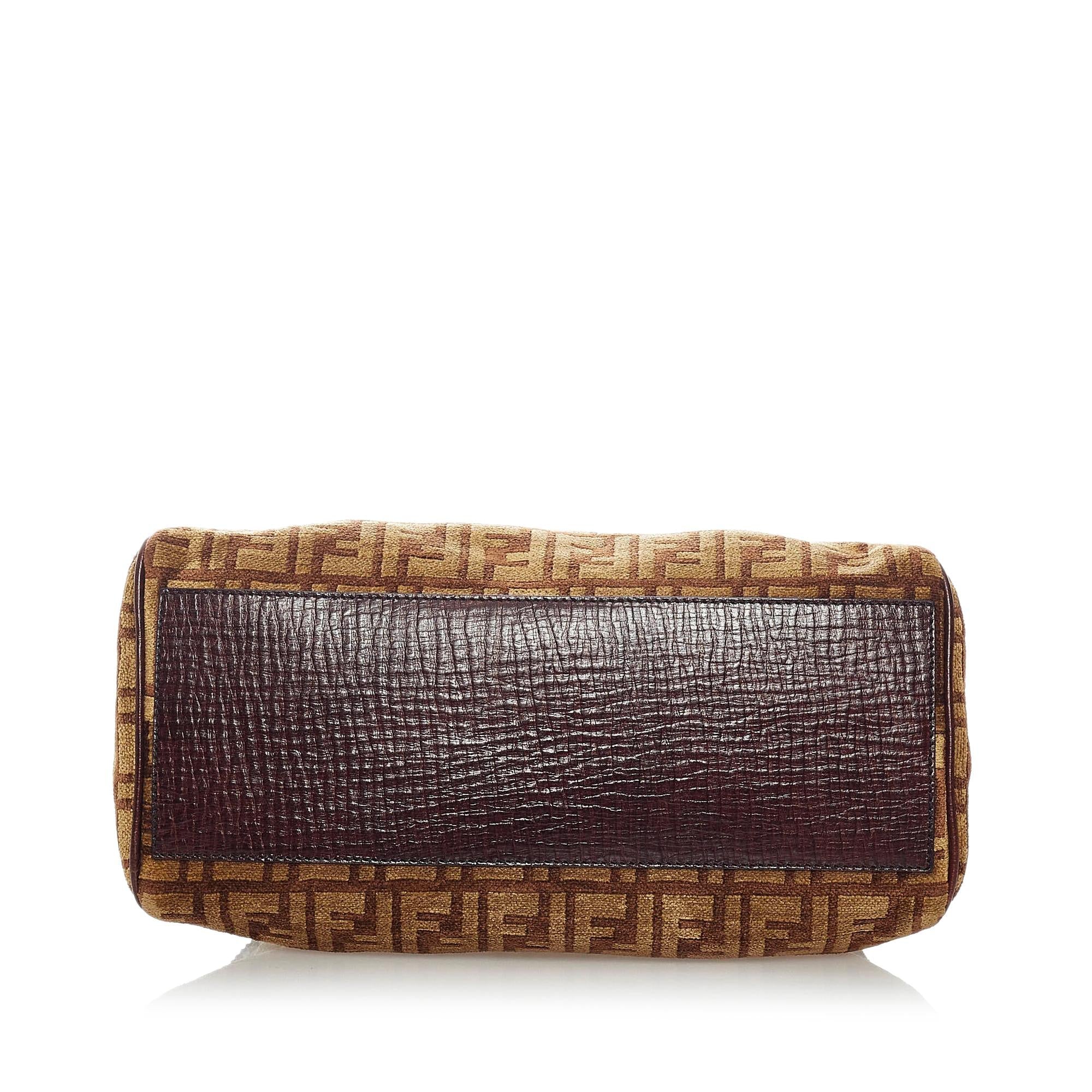 Fendi Zucca Etniko Canvas Handbag (SHG-33422)