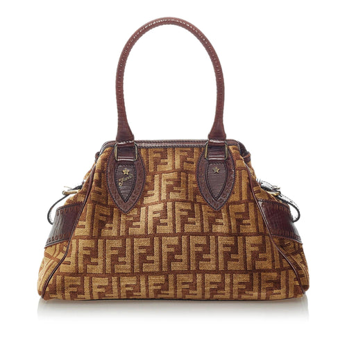 Fendi Zucca Etniko Canvas Handbag (SHG-33422)