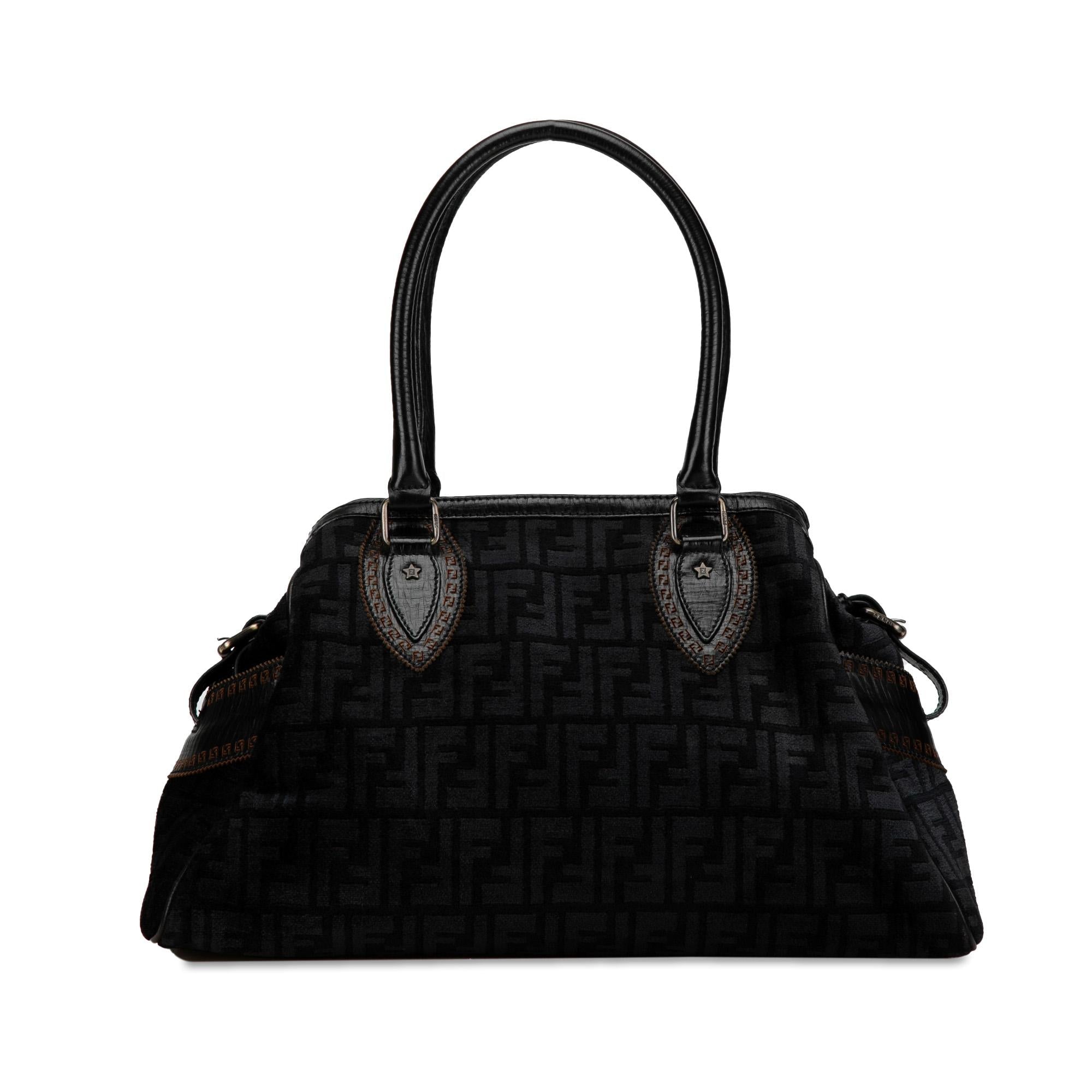 Fendi Zucca Etniko Canvas Handbag (SHG-Uh4Z1z)