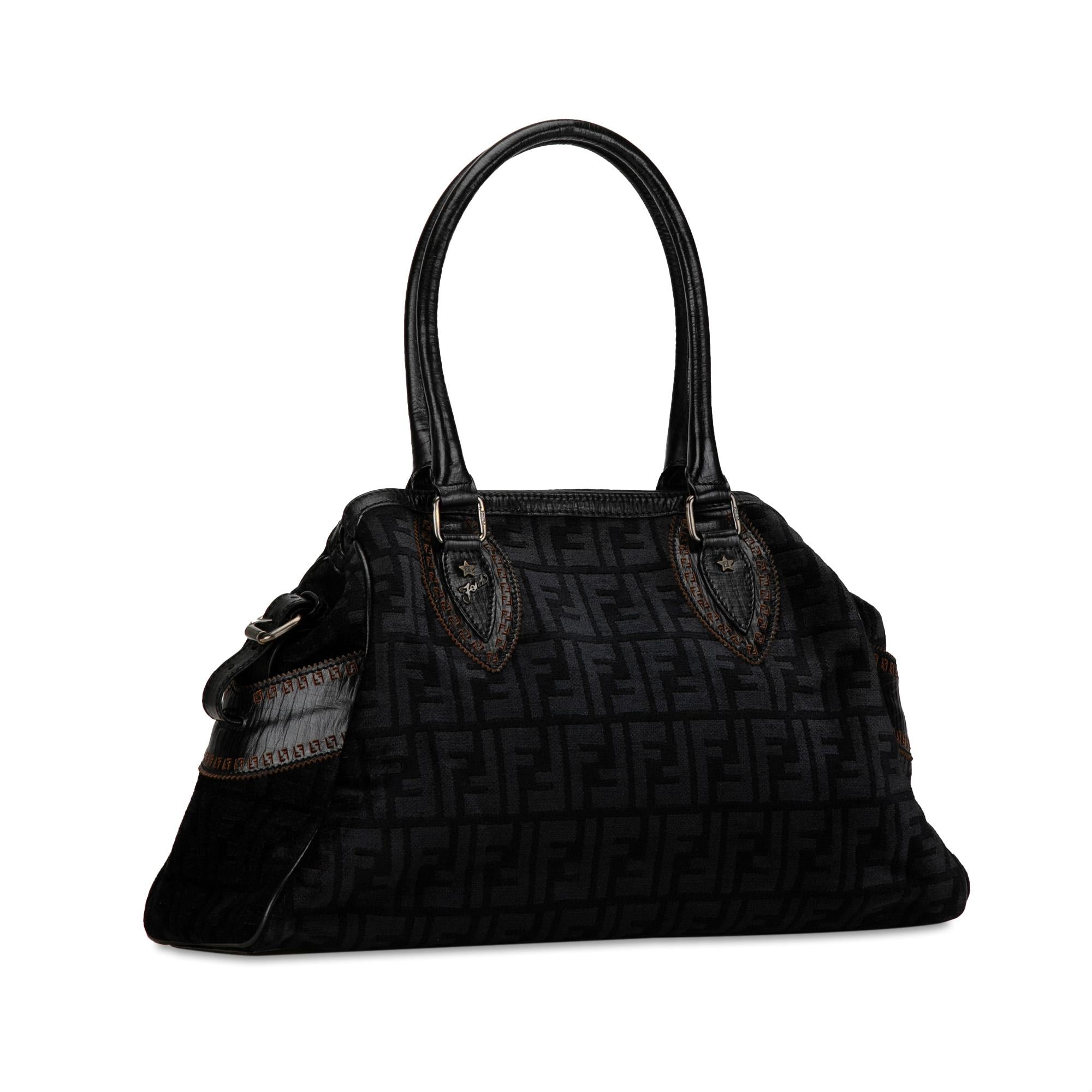 Fendi Zucca Etniko Canvas Handbag (SHG-Uh4Z1z)