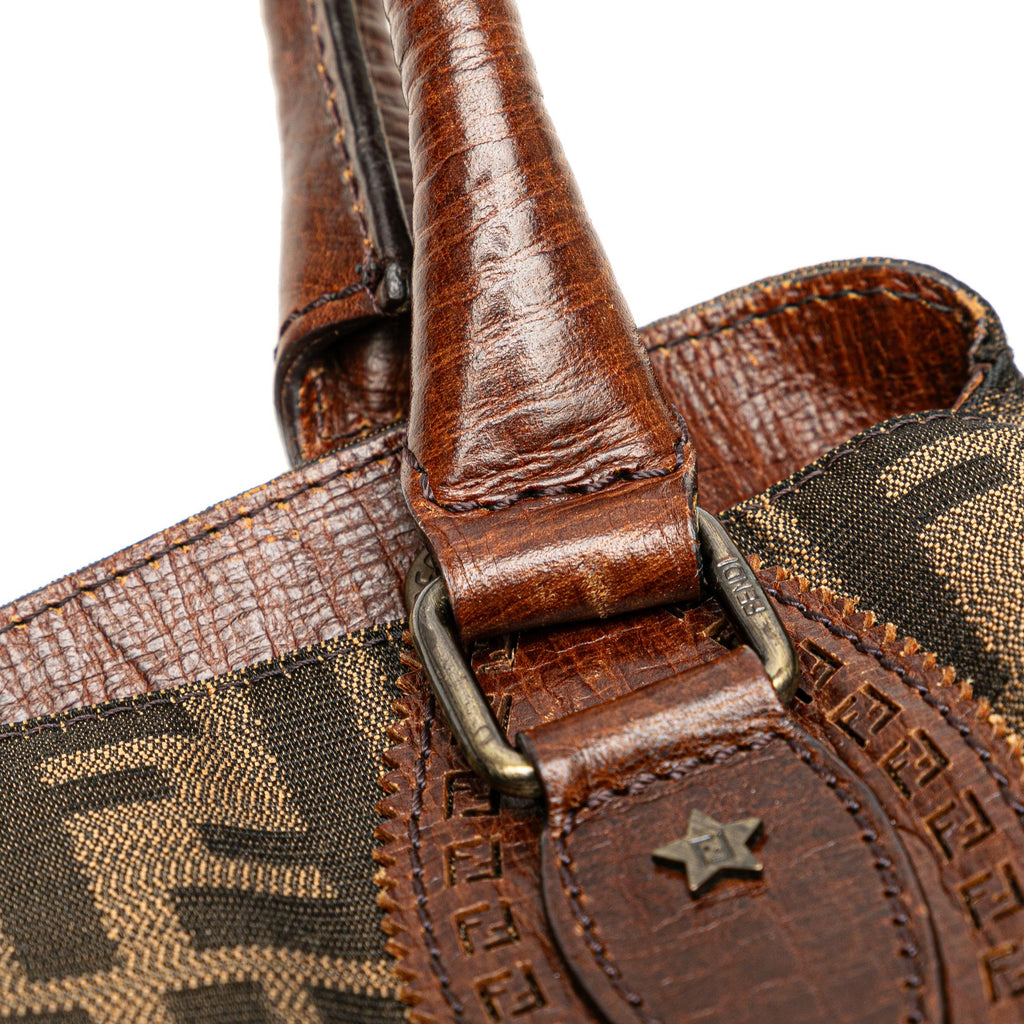 Fendi Zucca Etniko Canvas Handbag (SHG-4VO7PX)