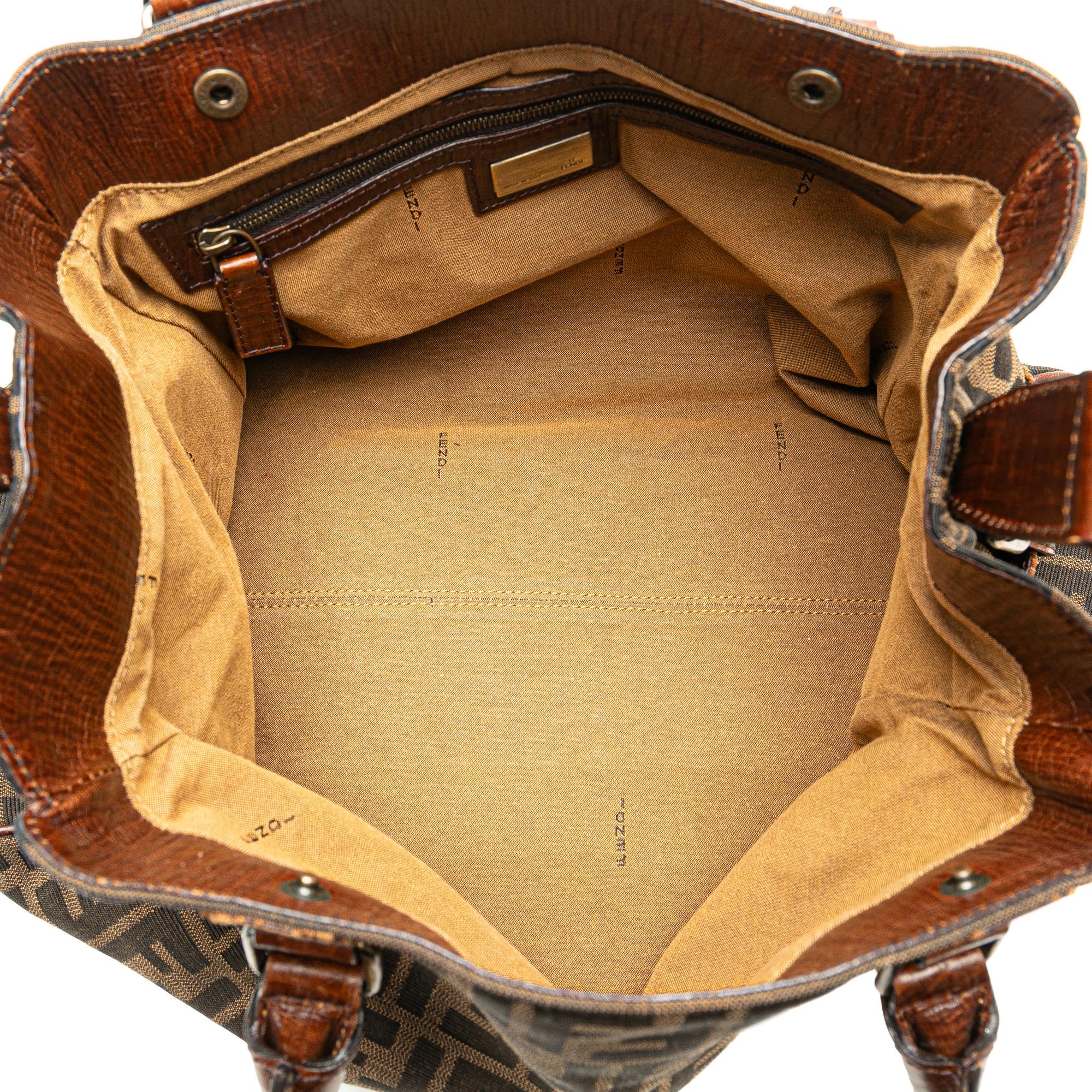 Fendi Zucca Etniko Canvas Handbag (SHG-4VO7PX)