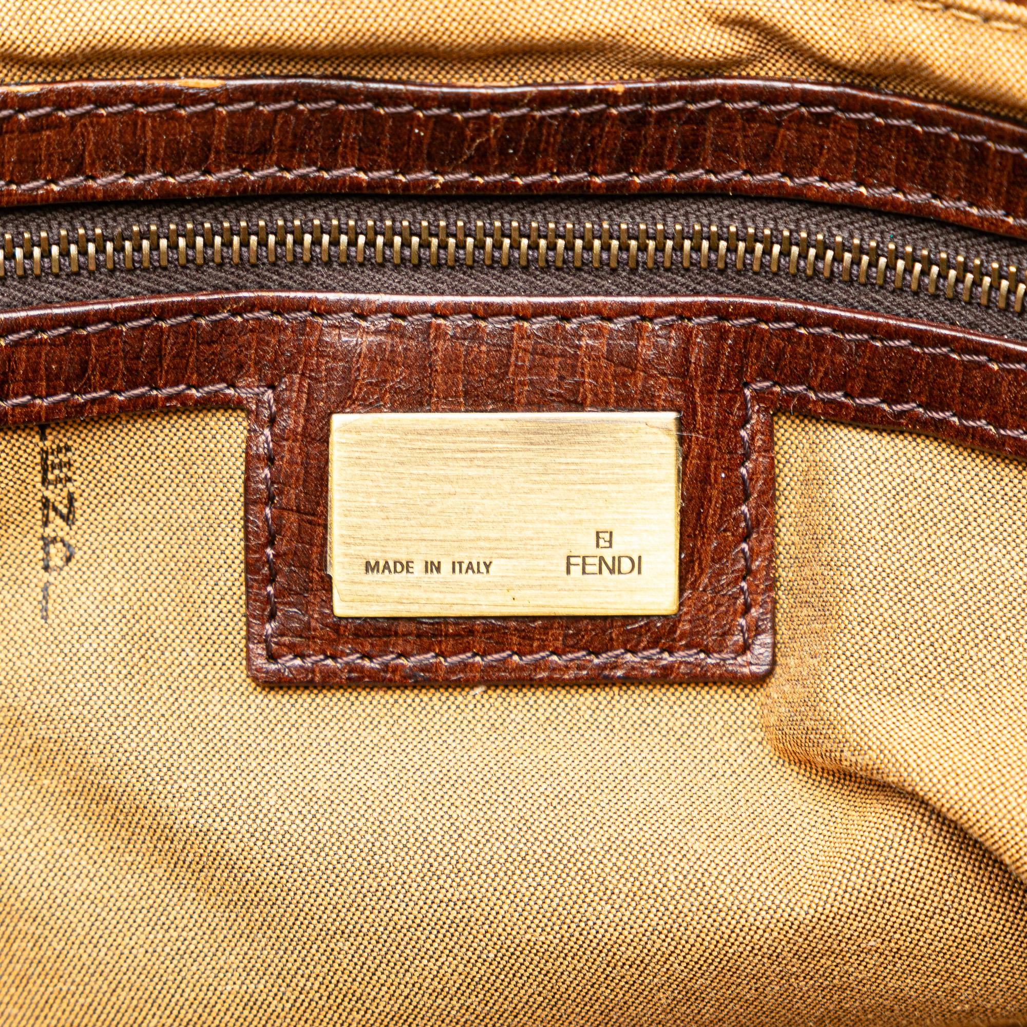 Fendi Zucca Etniko Canvas Handbag (SHG-4VO7PX)
