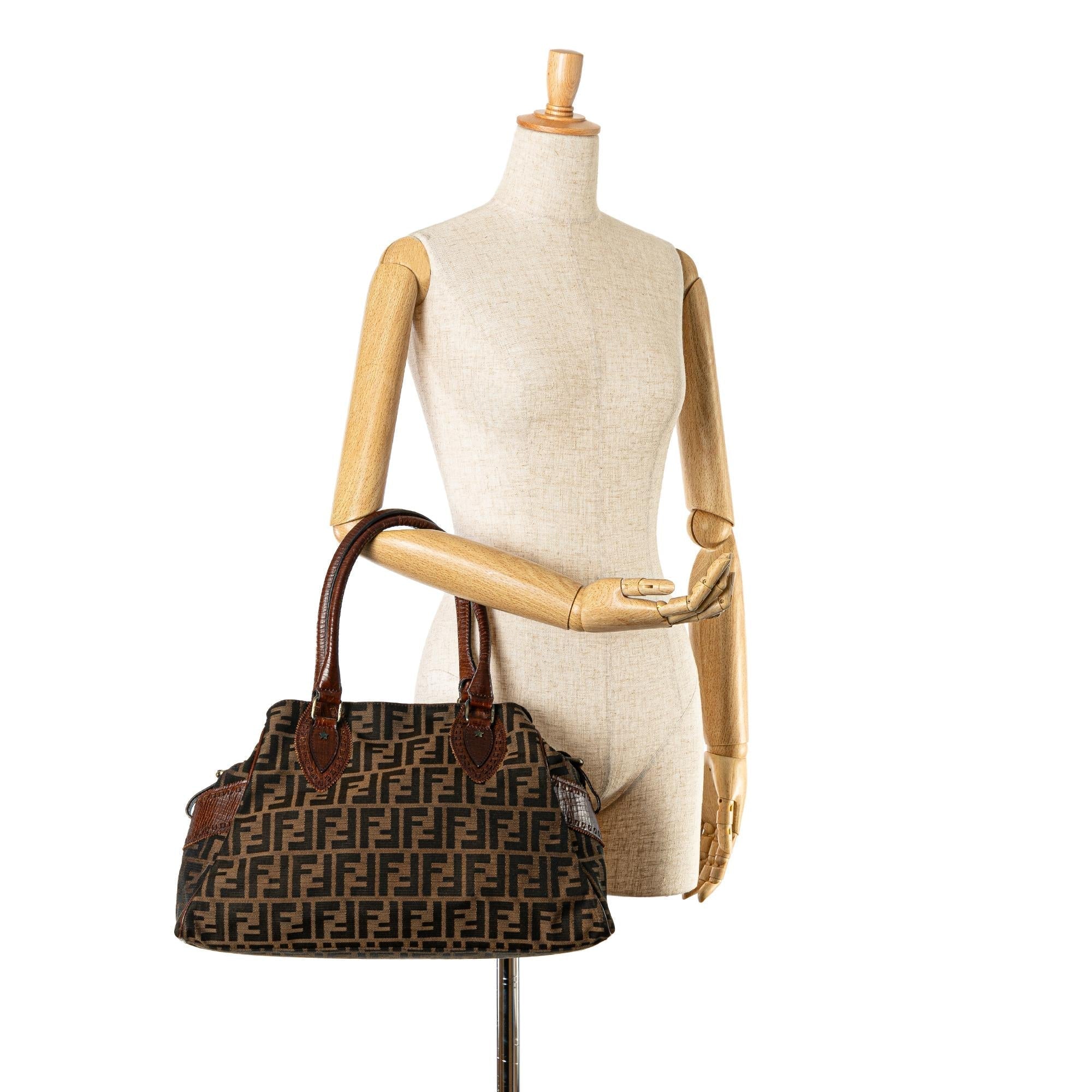 Fendi Zucca Etniko Canvas Handbag (SHG-4VO7PX)