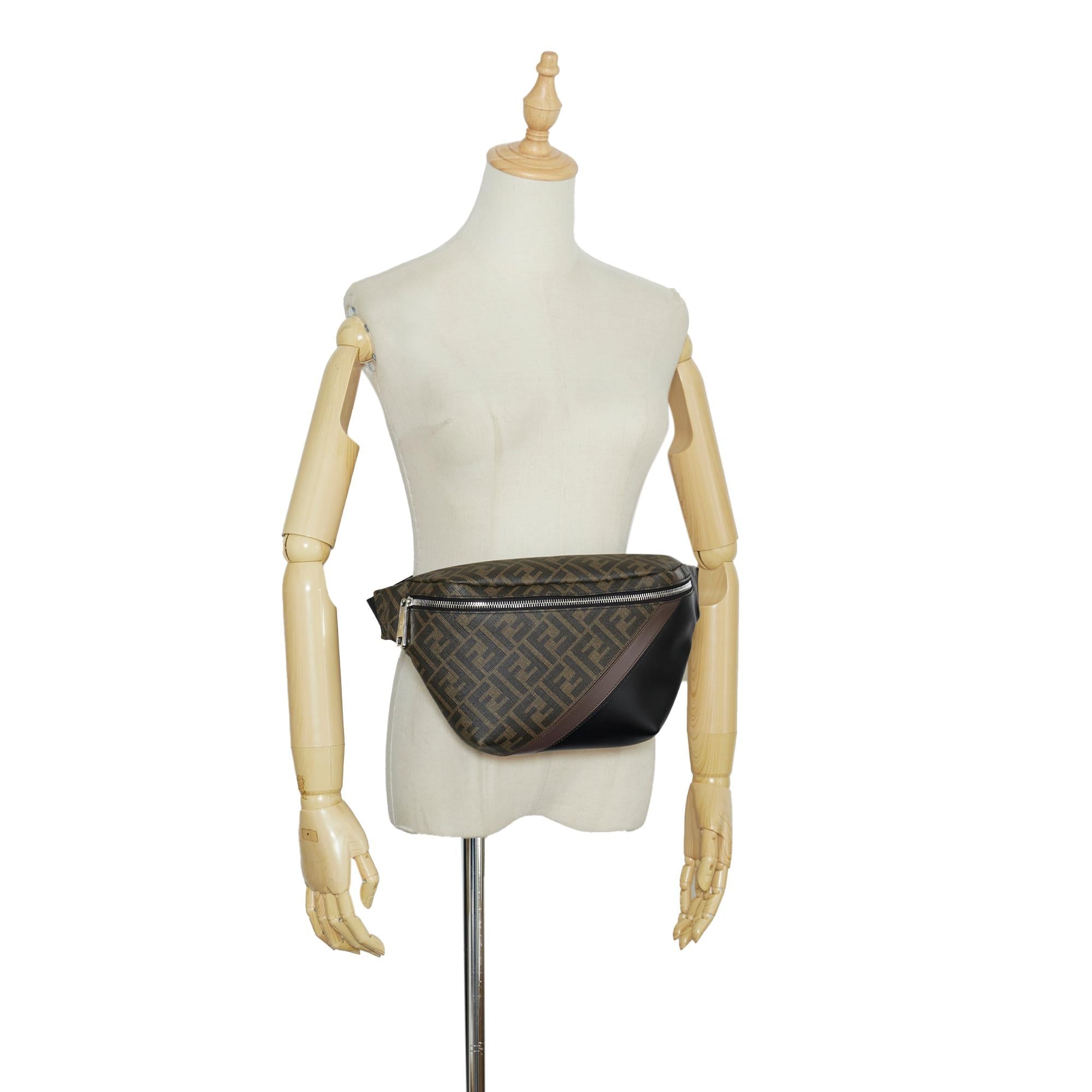 Fendi Zucca FF 1974 Diagonal Belt Bag (SHG-HXHAOR)