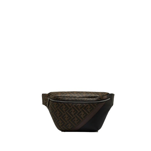Fendi Zucca FF 1974 Diagonal Belt Bag (SHG-zZZsdD)