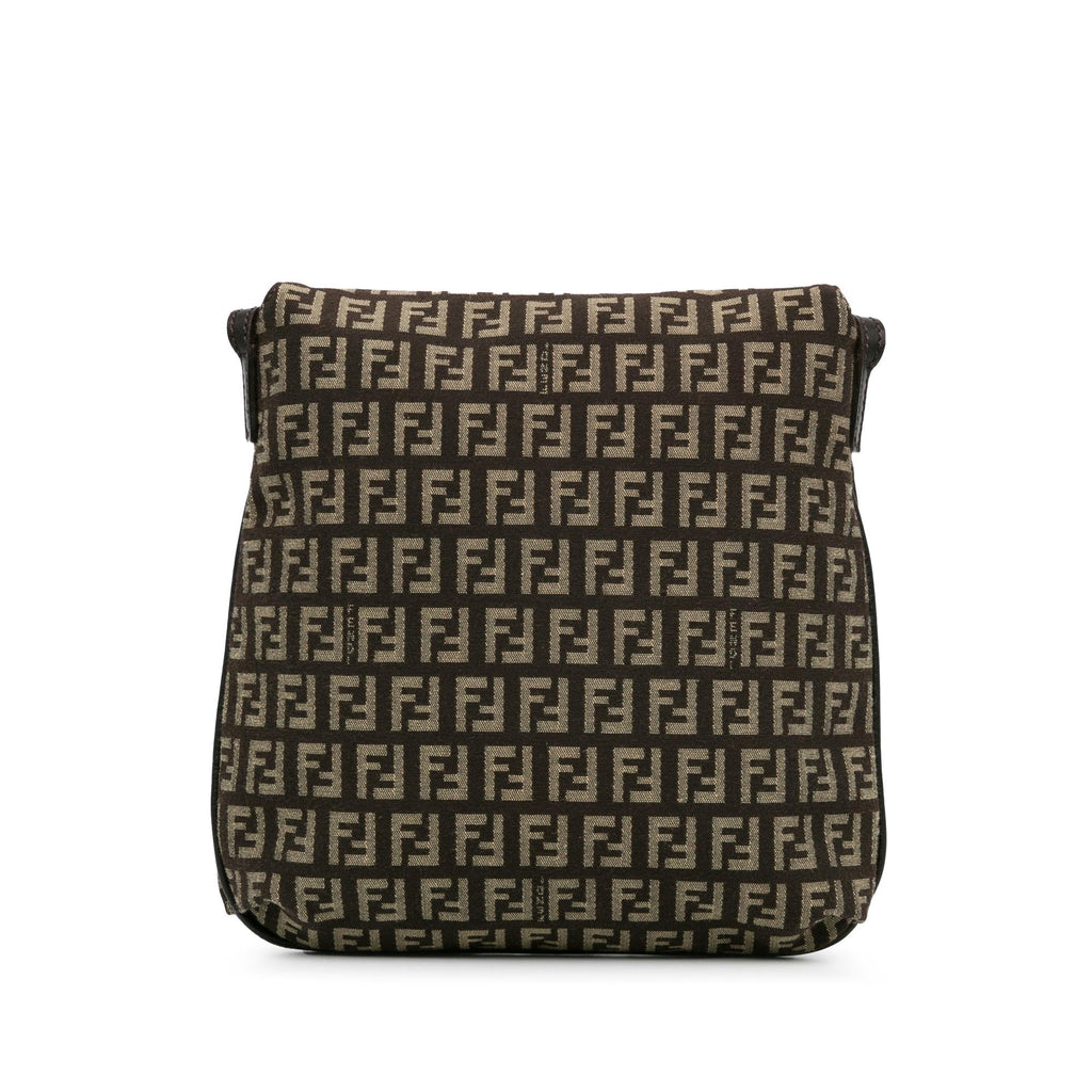 Fendi Zucca Flap Crossbody Bag (SHG-6LF65c)