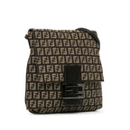 Fendi Zucca Flap Crossbody Bag (SHG-6LF65c)