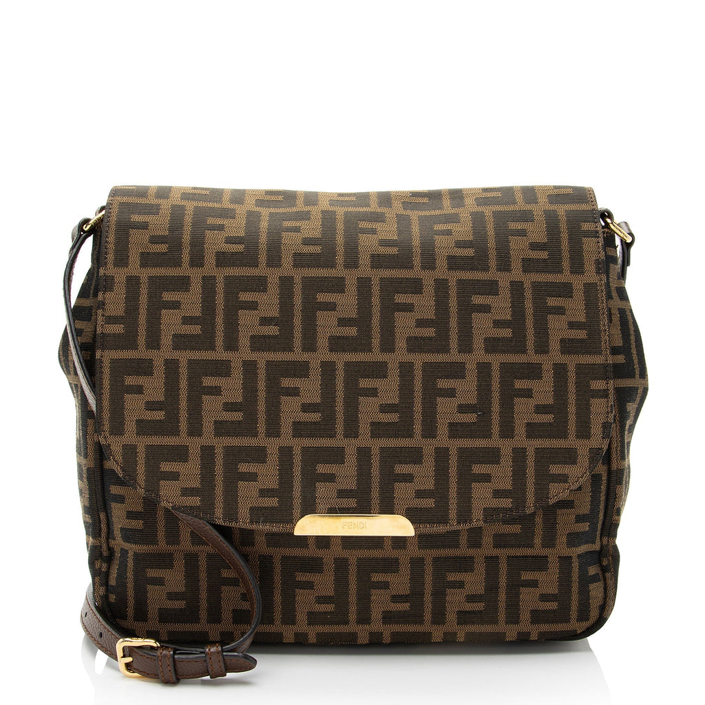 Fendi Zucca Flap Messenger