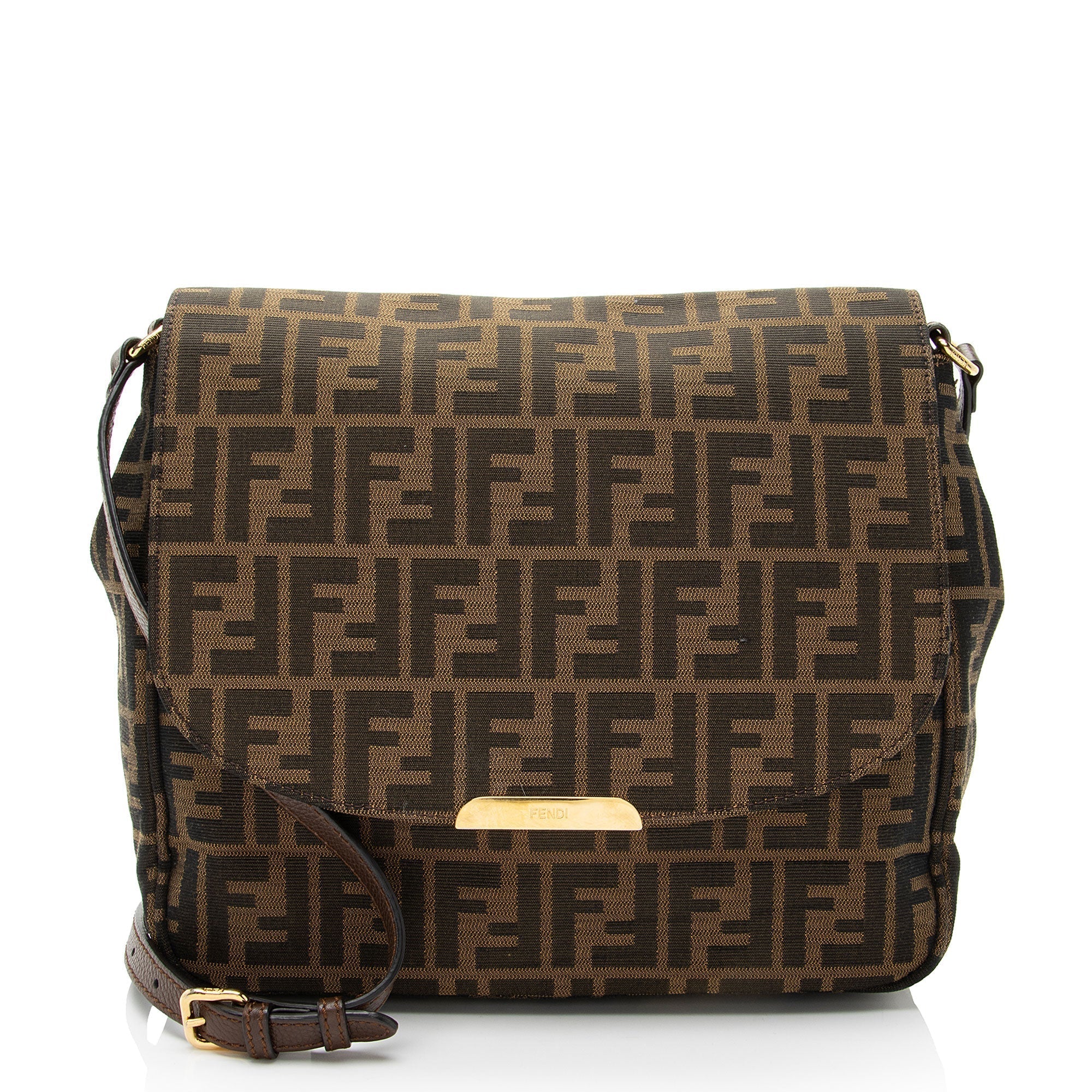 Fendi Zucca Flap Messenger