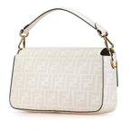Fendi Zucca Graphic Print Coated Canvas Bikini Girls Baguette Satchel (SHG-M98lh0)