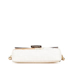 Fendi Zucca Graphic Print Coated Canvas Bikini Girls Baguette Satchel (SHG-c5yQoj)