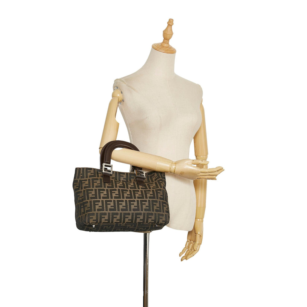 Fendi Zucca Handle Handbag (SHG-35887)